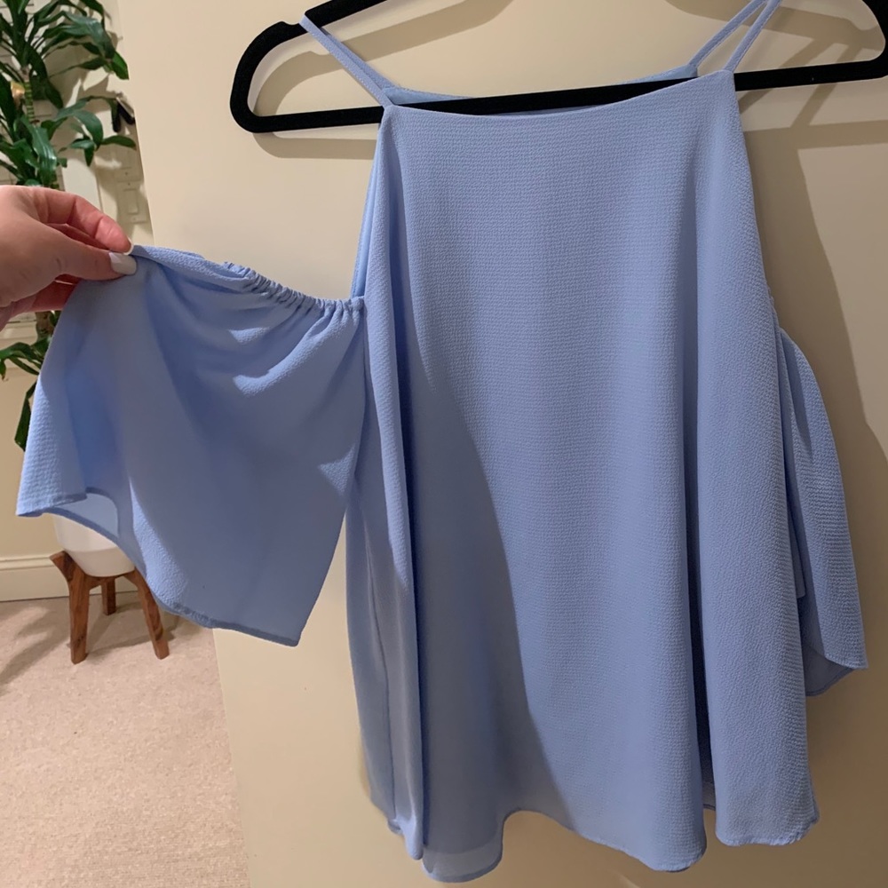 Sky blue blouse